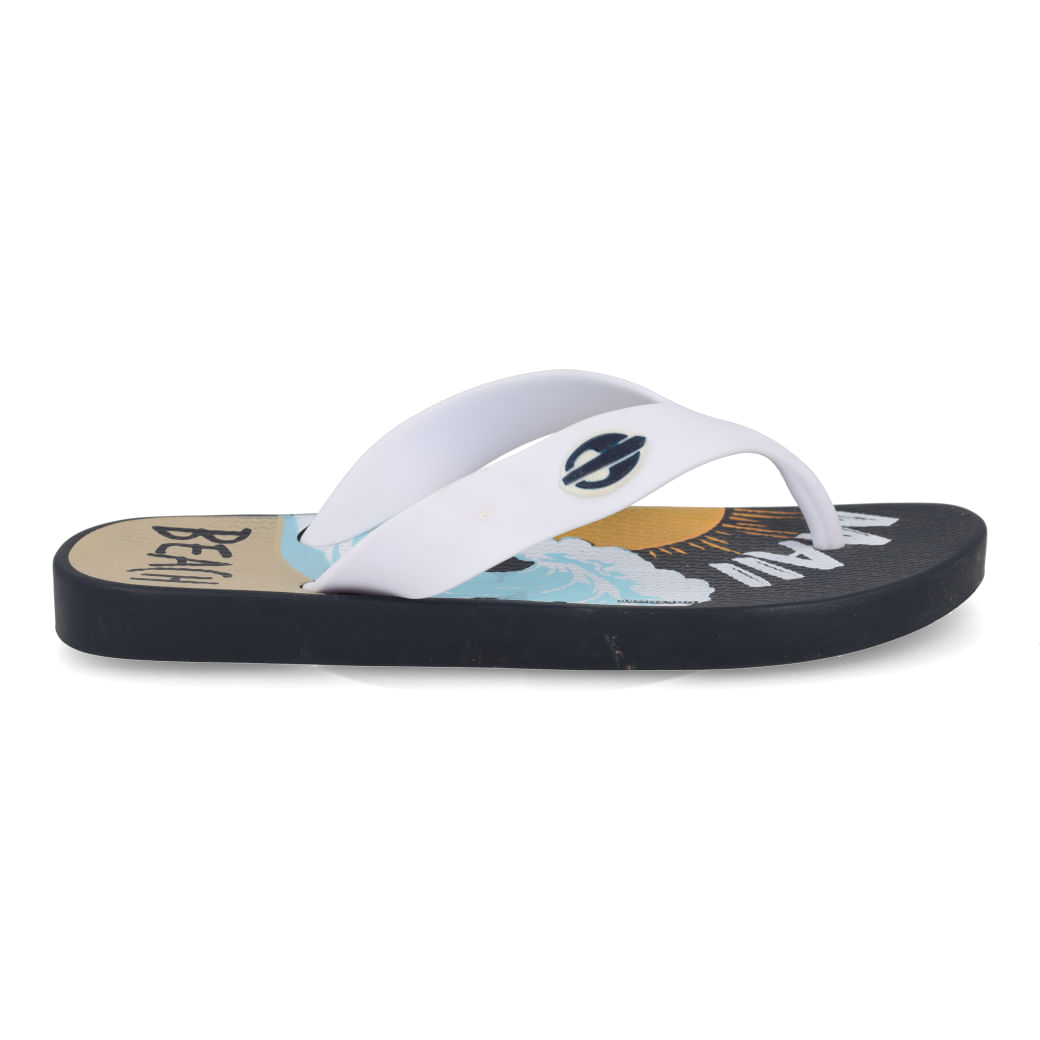 Grendene Chinelo MORMAII TROPICAL 2 12193-BH416 Azul-Branco-Amarelo Borracha_2_999999992632735_04